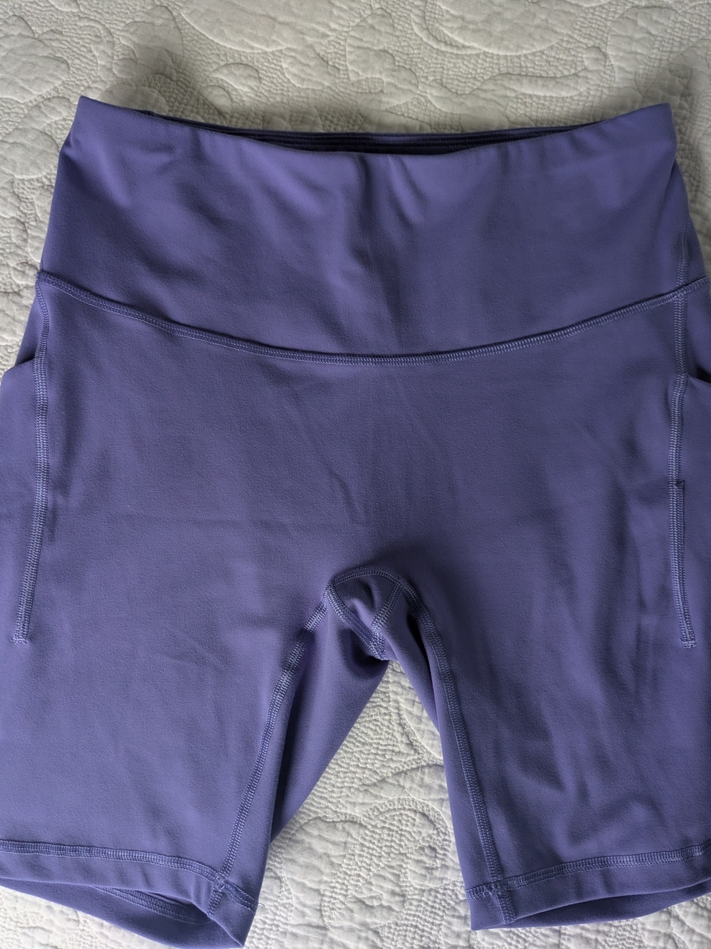 Iuga Women's High-Waist Purple Active Bike short